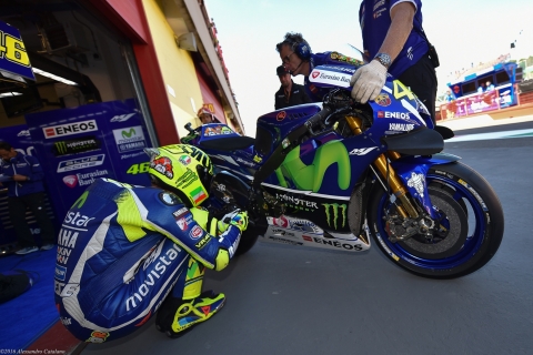 Valentino Rossi e la sua Yamaha